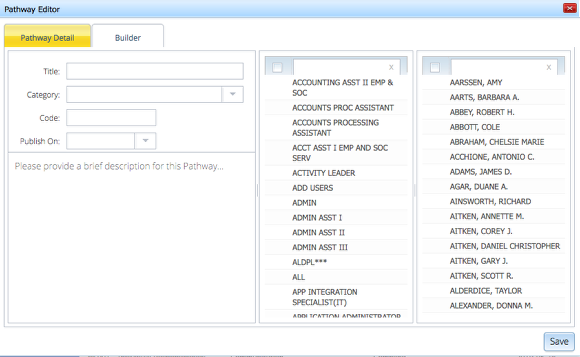 Pathway Editor